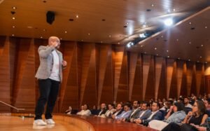 Real estate professionals attending an AI technology workshop in the Dominican Republic