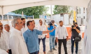 President Luis Abinader visits Santo Domingo Oeste Judicial City construction site