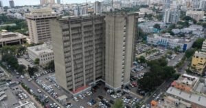Construction projects at different stages across Greater Santo Domingo