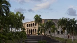 Restored Alcázar de Colón in Santo Domingo's Colonial City
