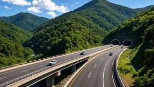 Proposed Amber Highway corridor connecting Santiago and Puerto Plata