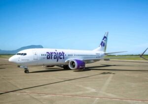 Arajet Boeing 737-8 preparing for departure at Punta Cana Airport
