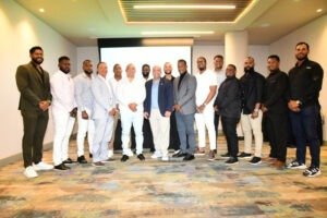 Dominican Republic baseball players preparing for Santo Domingo 2026 tournament