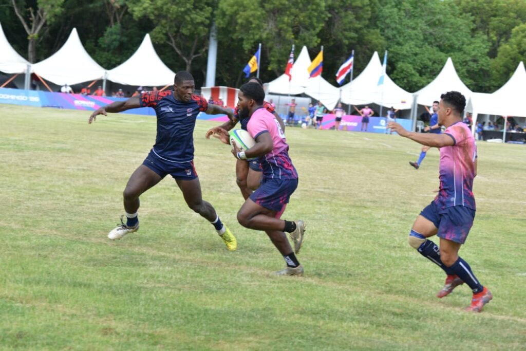 Dominican Republic men's rugby sevens team competing at Santo Domingo 2026