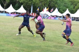 Dominican Republic men's rugby sevens team competing at Santo Domingo 2026