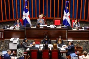 Dominican Senate during a legislative session in Santo Domingo