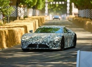 Lexus LFA Concept driving at the Goodwood Festival of Speed