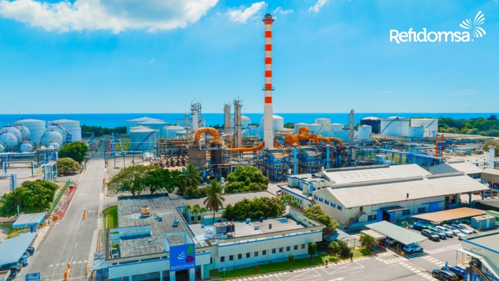 EFIDOMSA refinery during scheduled maintenance operations
