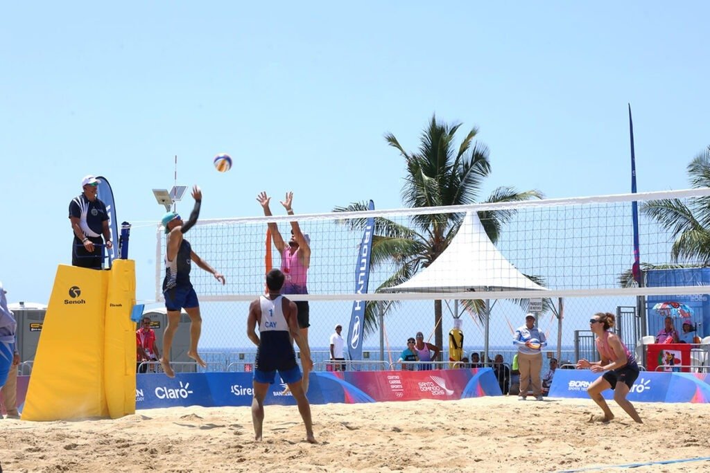 Athletes competing during the Santo Domingo 2026 Central American and Caribbean Games