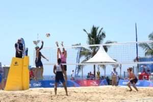Athletes competing during the Santo Domingo 2026 Central American and Caribbean Games