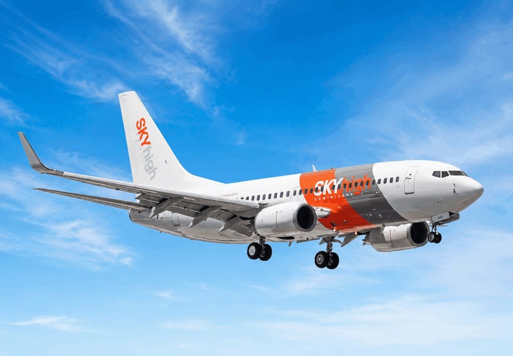 Sky High Dominicana Boeing 737-700 aircraft joining the airline's fleet