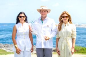 Stefano Mazzoli celebrates victory at the Corales Puntacana Championship
