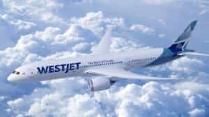 WestJet aircraft operating nonstop flights to Punta Cana