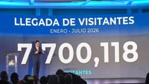 International travelers arriving in the Dominican Republic during record tourism growth
