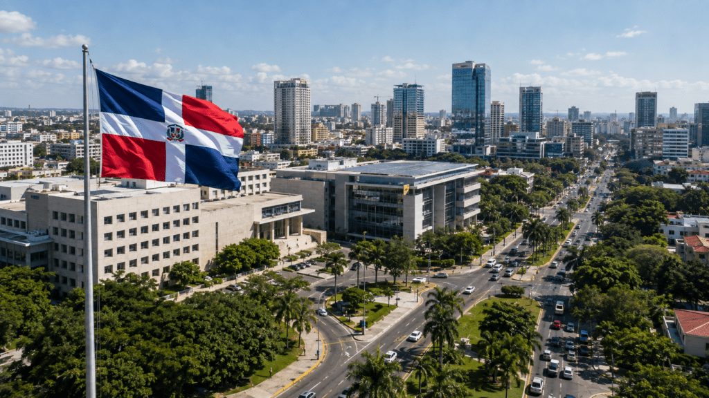 Aerial view of Santo Domingo