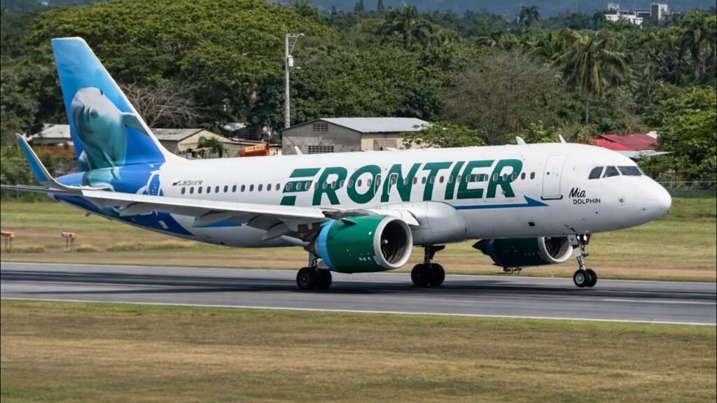 Frontier Airlines aircraft serving Dominican Republic destinations