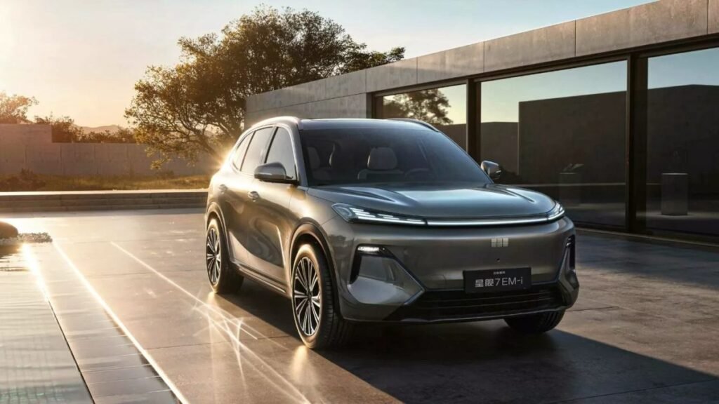 Geely Auto Group vehicles highlighting global sales growth and electrification