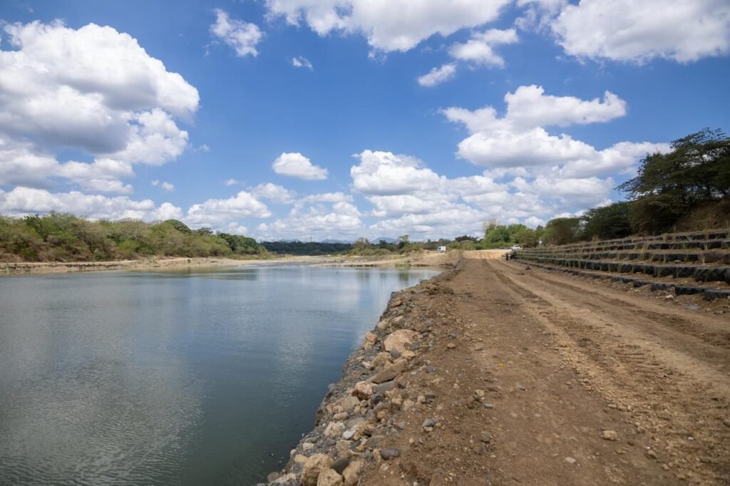 Environmental restoration work along the Haina River in the Dominican Republic