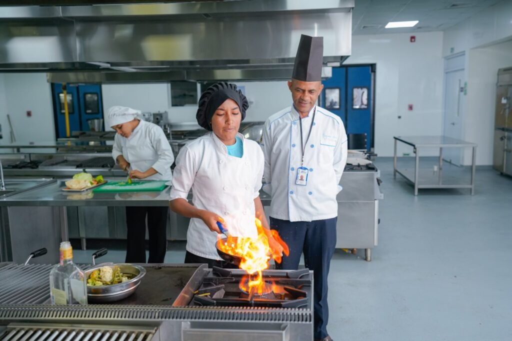 Students training at INFOTEP hospitality school in Higüey