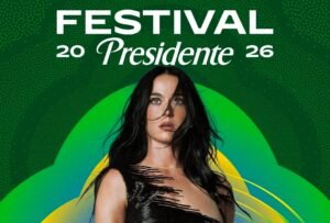 Katy Perry performing at Festival Presidente 2026 in Dominican Republic