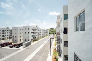 New apartment buildings at Mi Vivienda Hato del Yaque in Santiago