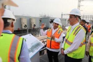 San Felipe Andrés I power plant under construction in Punta Caucedo