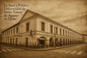 Historic site of the University of Santo Tomás de Aquino in Santo Domingo