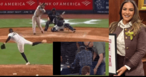 Broken bat flies into Yankee Stadium stands during MLB game