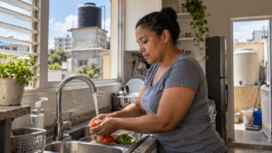 Dominican home tap water