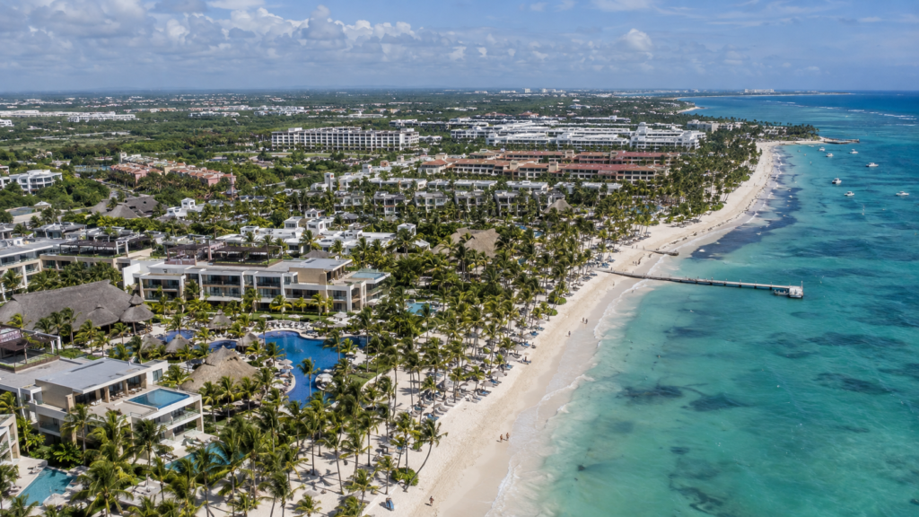 Punta Cana resort corridor illustrating the Dominican Republic’s large-scale tourism infrastructure and investment landscape