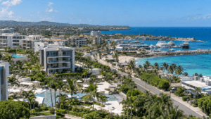 Dominican Republic tourism development with resort and marina