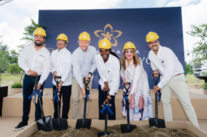 Flor de Xamayca industrial park construction project in Tamboril, Santiago