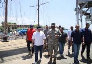 La Romana Port terminal during infrastructure supervision in the Dominican Republic