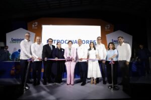 Raquel Peña at the opening ceremony of Expo Cibao 2026 in Santiago