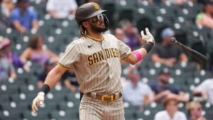 San Diego Padres celebrate their third consecutive MLB postseason qualification