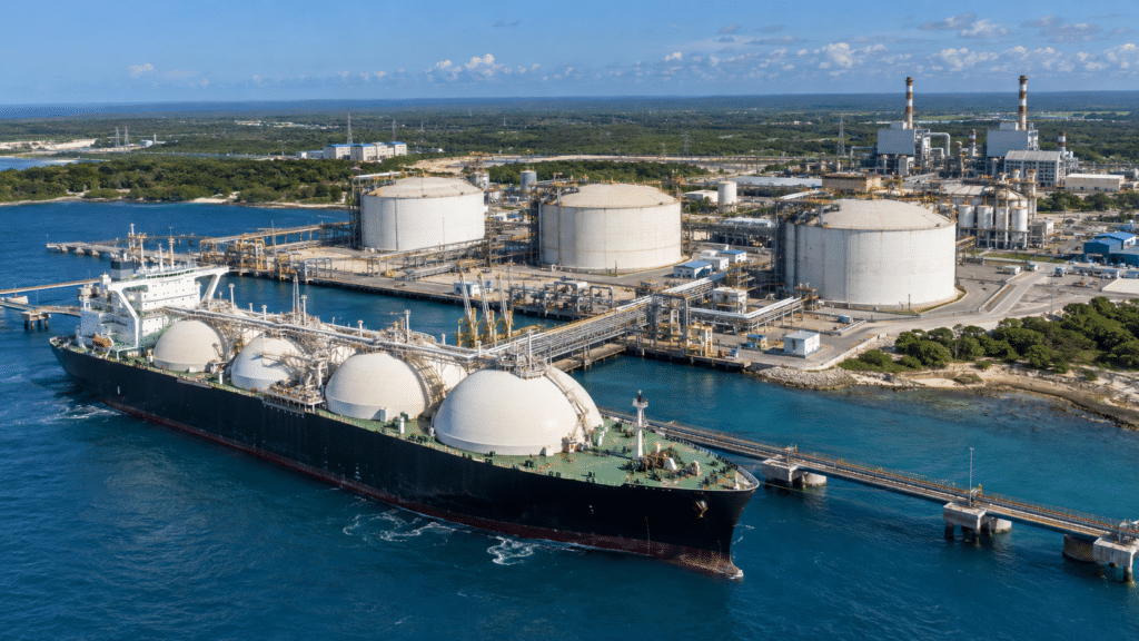 AES Andrés LNG terminal in the Dominican Republic
