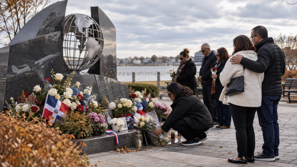 Memorial honoring victims of American Airlines Flight 587 in Queens