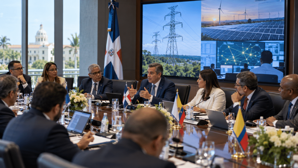 Regional energy officials discuss AI and electricity networks in the Dominican Republic