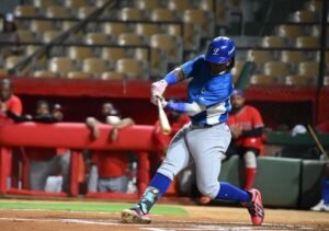 Tigres del Licey celebrate a 3-0 win over Leones del Escogido